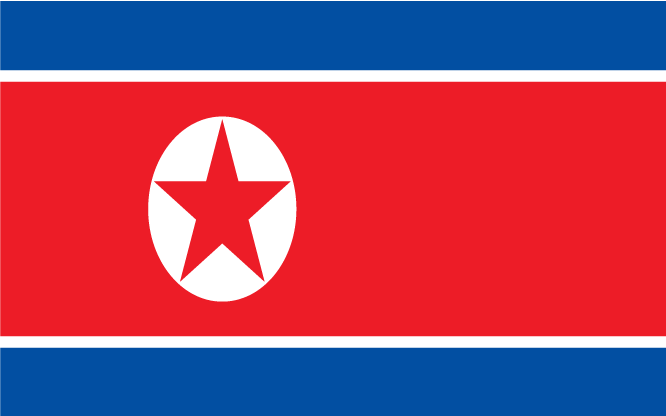 Noord-Korea Vlag 2010 WK Zuid-Afrika