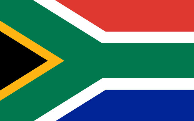 Vlag van Zuid Afrika